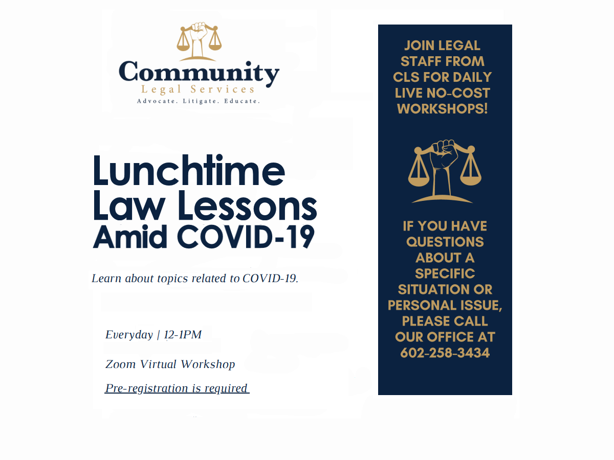 Lunchtime Law Lessons series